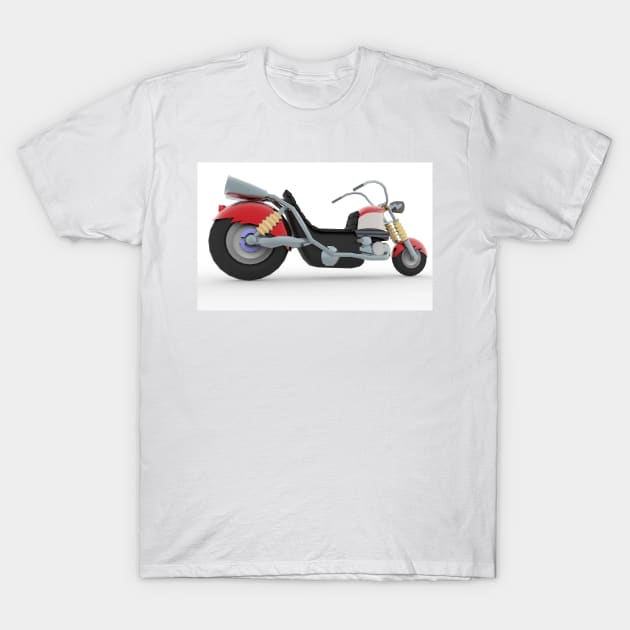 Motorcycle One One T-Shirt by Rizaldiuk